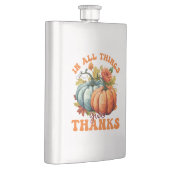 In alle dingen geven Bedankt pompoen Flacon (Rechts)