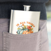 In alle dingen geven Bedankt pompoen Flacon (Voorbeeld)