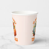 In alle dingen geven Bedankt pompoen Papieren Bekers (Rechts)