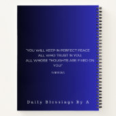 In alle dingen geven bedankt Spiral Notitieboek (Achterkant)