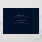 In alle dingen, Joy Photo Folie Feestdagenkaart (Achterkant)