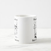 In alle westers. Lollipop Man Zonnebaden Koffiemok (Center)