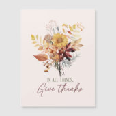 In Alles, Dank – Herfst Bloemboeket (Voorkant)