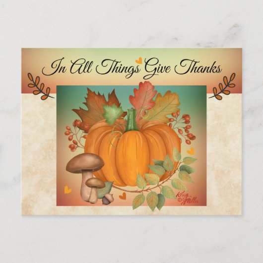 In Alles Geef Dank Kaart (Voorkant)