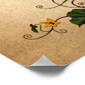 "In Alles geeft Bedankt" Thanksgiving pompoen Poster (Hoek)