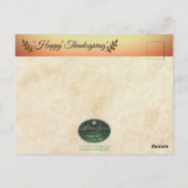 In Alles Wees Dankbaar Ansichtkaart Briefkaart (Achterkant)