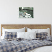 In alligator verpakt canvas afdruk (Insitu (Slaapkamer))