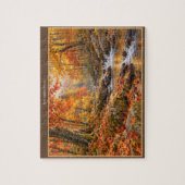 In Amber Woods Herfststroompuzzel Legpuzzel (Verticaal)