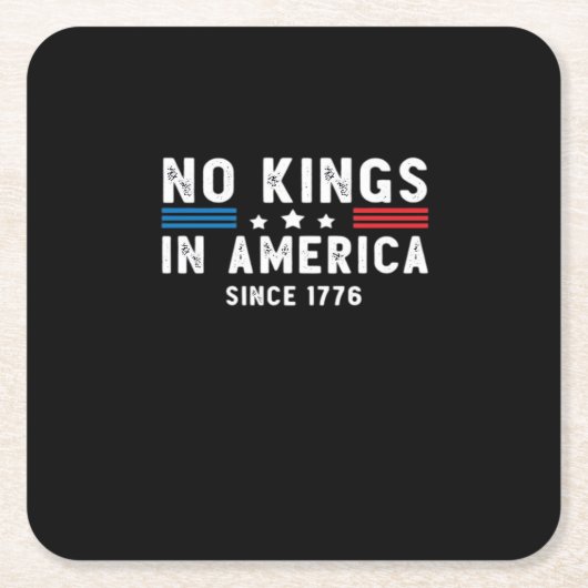 In America Presidents Are Not Kings Minimal Clean Kartonnen Onderzetters (Voorkant)