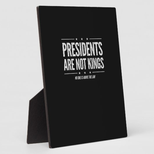 In America Presidents Are Not Kings Retro Classic Fotoplaat (Zijkant)