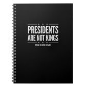 In America Presidents Are Not Kings Retro Classic Notitieboek (Voorkant)