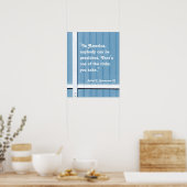 "In Amerika kan iedereen president zijn.... Poster (Keuken)