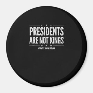 In Amerika zijn presidenten geen koningen Retro Cl Magneet