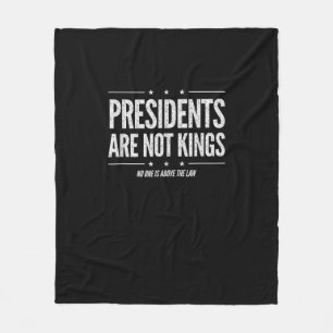 In Amerika zijn presidenten geen koningen Retro Kl Fleece Deken