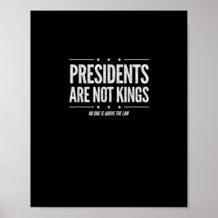In Amerika Zijn Presidenten Geen Koningen Retro Kl Poster