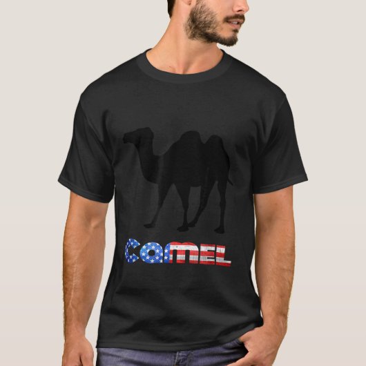 In Amerikaanse vlag T-shirt (Voorkant)