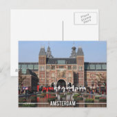 In Amsterdam Landmark, Amsterdam Holland Briefkaart (Voorkant / Achterkant)