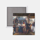 In Antwerpen (België), Albrecht Durer Magneet (Voorkant / Achterkant)