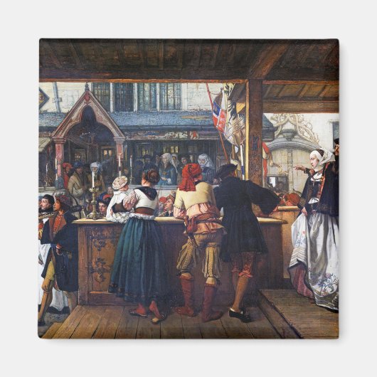 In Antwerpen (België), Albrecht Durer Magneet (Voorkant)