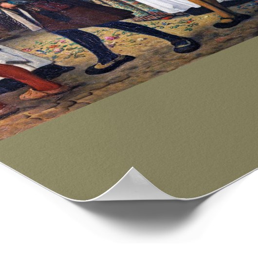 In Antwerpen (België), Albrecht Durer Poster (Hoek)