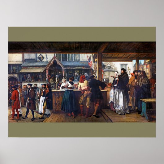 In Antwerpen (België), Albrecht Durer Poster (Voorkant)