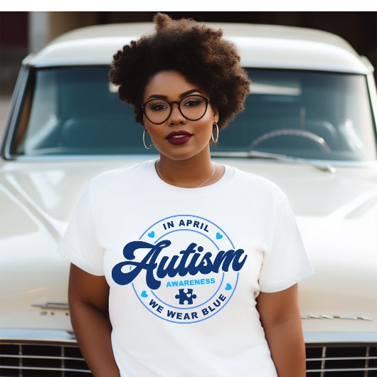 In april Draag we Blue Autism T-shirt