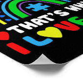 In april Draag we de blauwe autisme van waren Poster (Hoek)