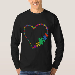 In april Draag we de blauwe autisme van waren T-shirt