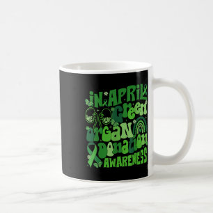 In april Draag we het bewustzijn van groene orgaan Koffiemok