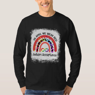 In april Draag we Red in plaats van autisme mensen T-shirt