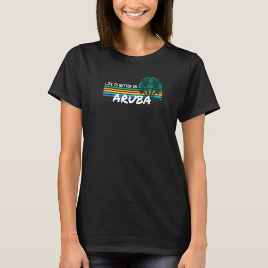In Aruba zonnestransport T-shirt (Voorkant)