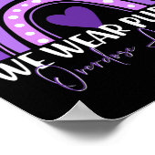 In augustus Draag we de maand van Paarse overdoser Poster (Hoek)