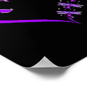 In augustus Draag we de Paarse overdosis Poster (Hoek)