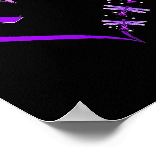 In augustus Draag we de Paarse overdosis Poster (Hoek)