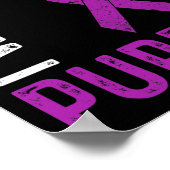 In augustus Draag we Paarse overdosis bewustwordin Poster (Hoek)