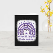 In augustus Draag we Paarse regenboogoverdoseringe Kaart (Gele Bloem)