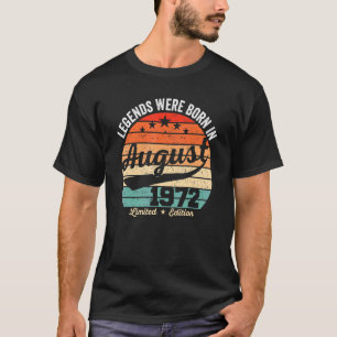 In augustus werden  50e geboorte-legers geboren t-shirt