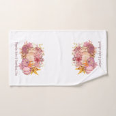 in Autumn Pink: Whimsy & Spice Bad Handdoek (Handdoek)
