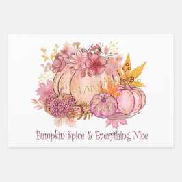  in Autumn Pink: Whimsy & Spice Inpakpapier Vel