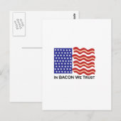 In Bacon vertrouwen we Briefkaart (Voorkant / Achterkant)