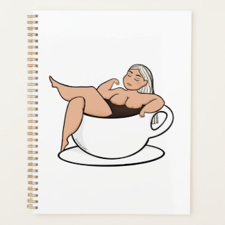 In baden in koffie - Schattige en voluptueuze Plan Planner