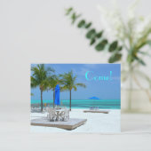 IN BAHAMA BEAUTY: "KOM!" BRIEFKAART (Staand voorkant)