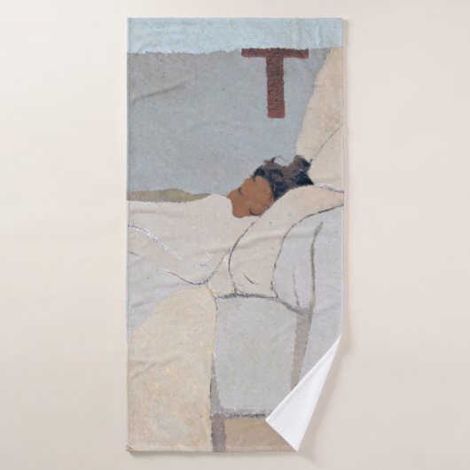 In Bed, Edouard Vuillard Badhanddoek (Badhanddoek)