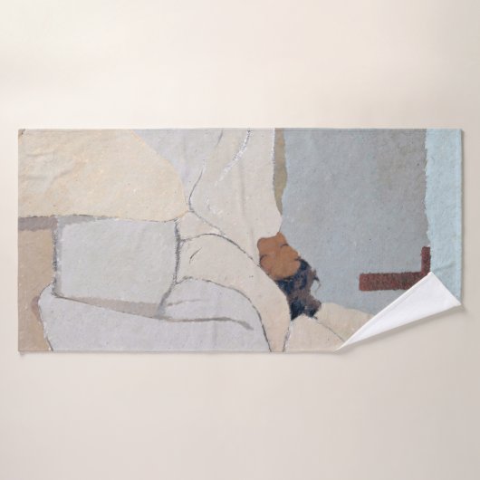 In Bed, Edouard Vuillard Badhanddoek (Badhanddoek)