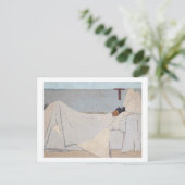 In Bed, Edouard Vuillard Briefkaart (Staand voorkant)