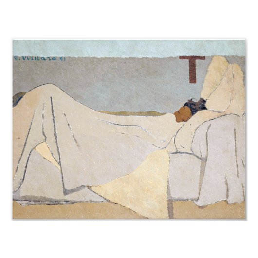 In Bed | Edouard Vuillard | Foto Afdruk (Voorkant)