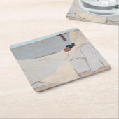 In Bed, Edouard Vuillard Kartonnen Onderzetters (Schuin)