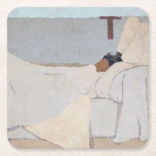 In Bed, Edouard Vuillard Kartonnen Onderzetters