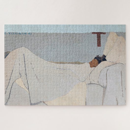 In Bed, Edouard Vuillard Legpuzzel (Horizontaal)