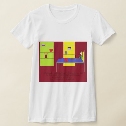 In Bed Until Noon T-shirt (Laagn)